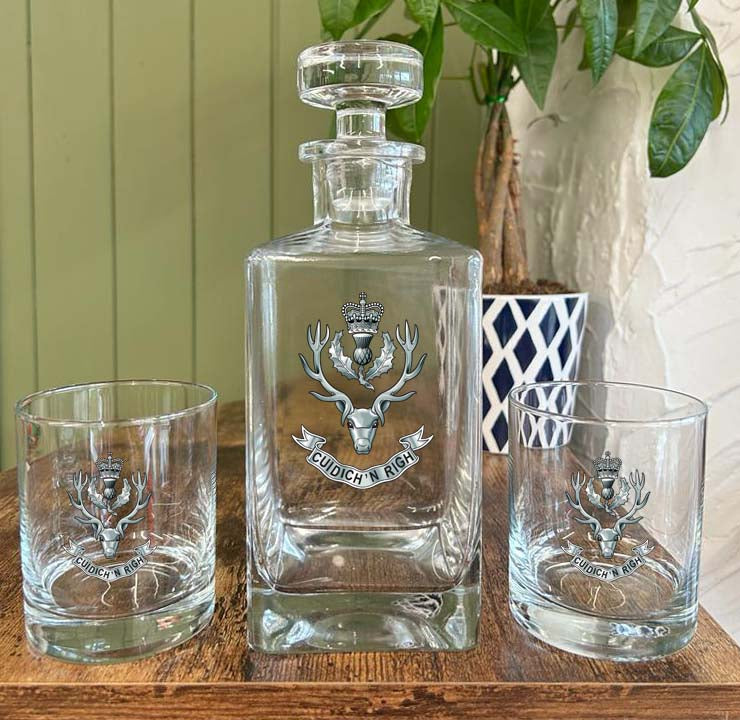 Queen's Own Highlanders - Decanter