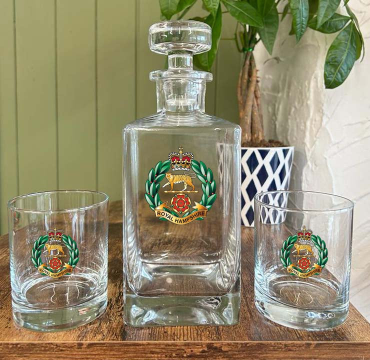 Royal Hampshire Regt - Decanter