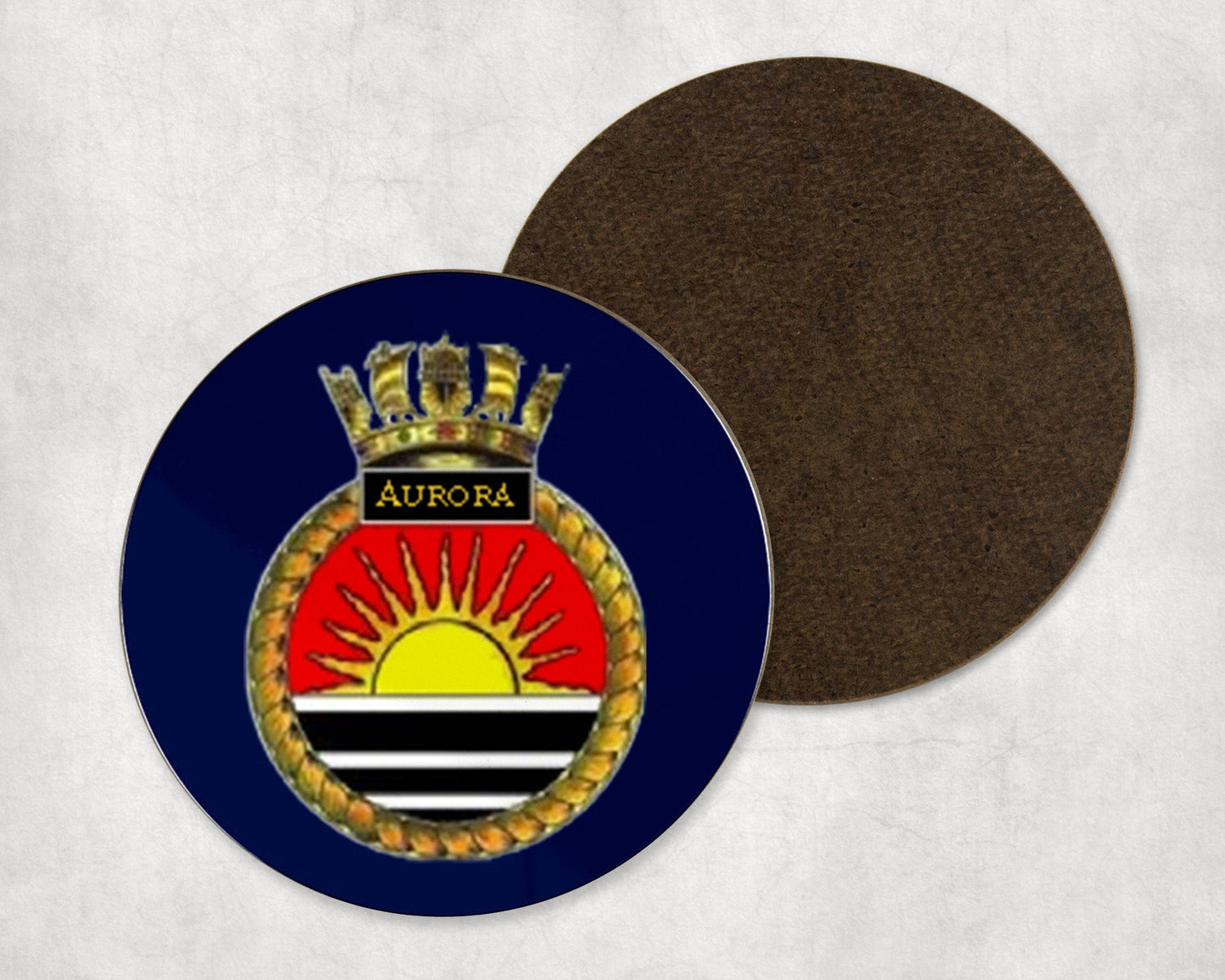HMS Aurora - Round Coaster Set