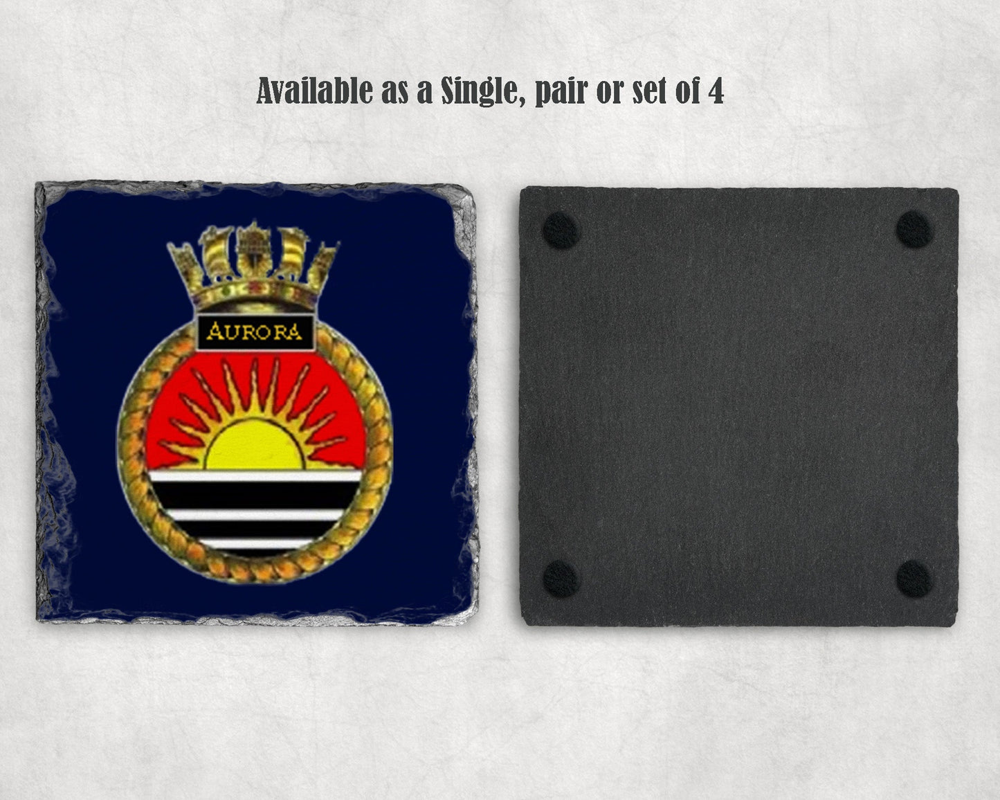 HMS Aurora - Slate Coaster