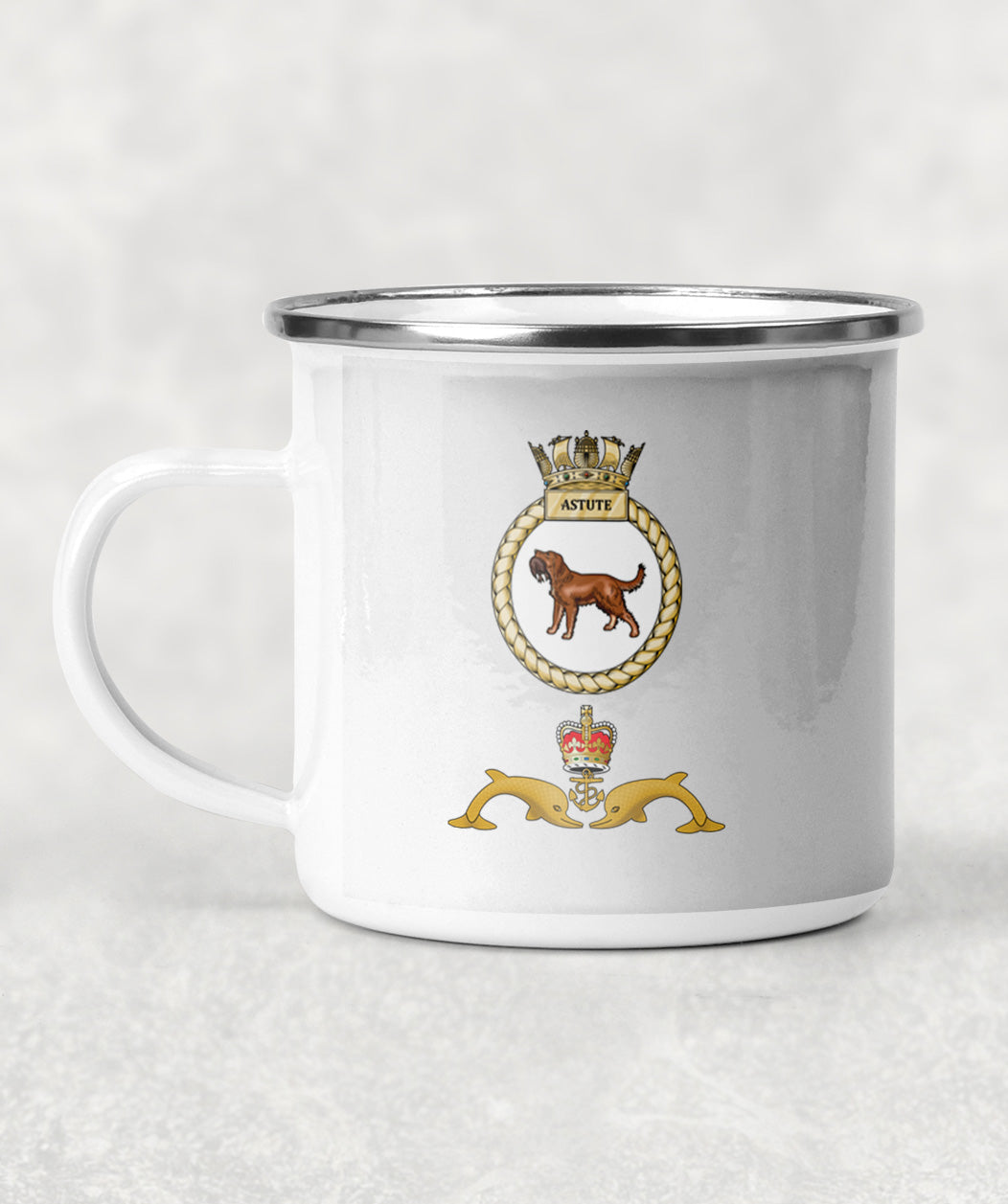 HMS Astute - Enamel Mug