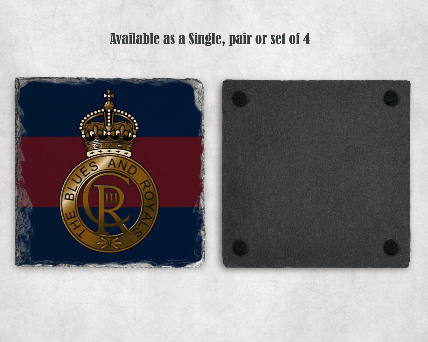 Blues and Royals KC - Slate Coaster