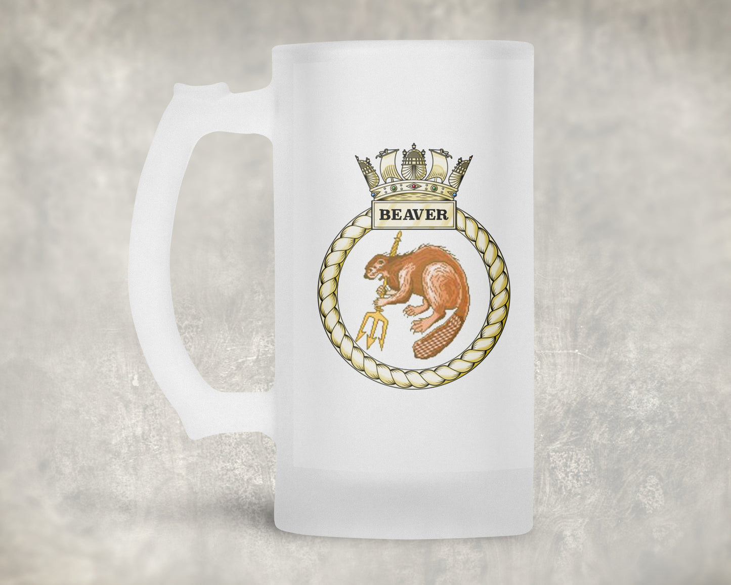 HMS Beaver - Frosted Stein