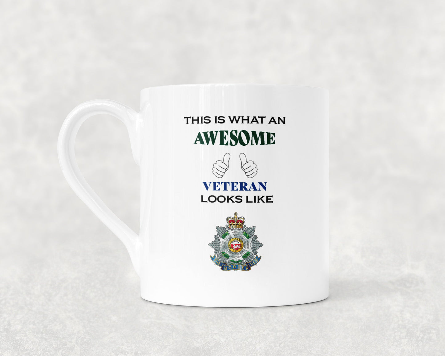 The Border Regiment - Veteran - Bone China Mug