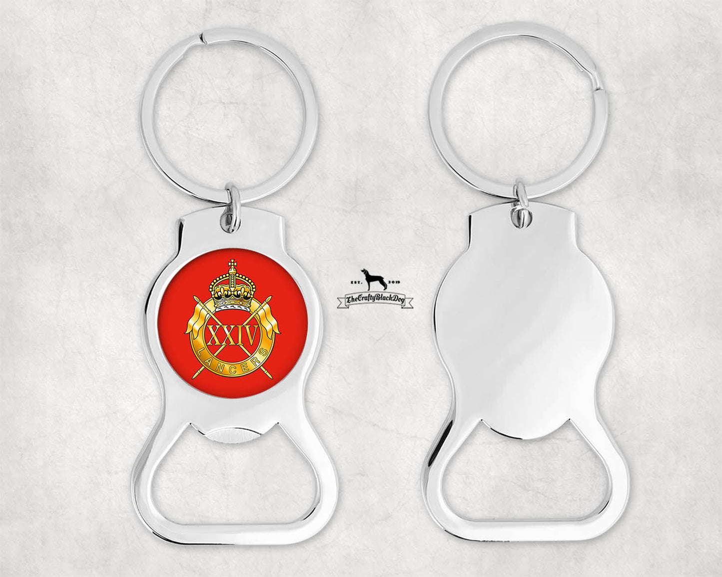 24th Lancers - Bottle Opener Keyring