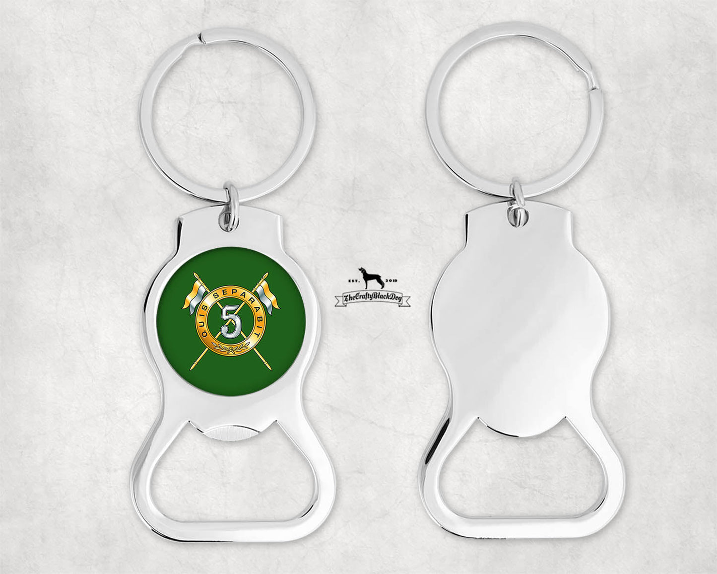 5th Royal Irish Lancers - Bottle Opener Key Ring