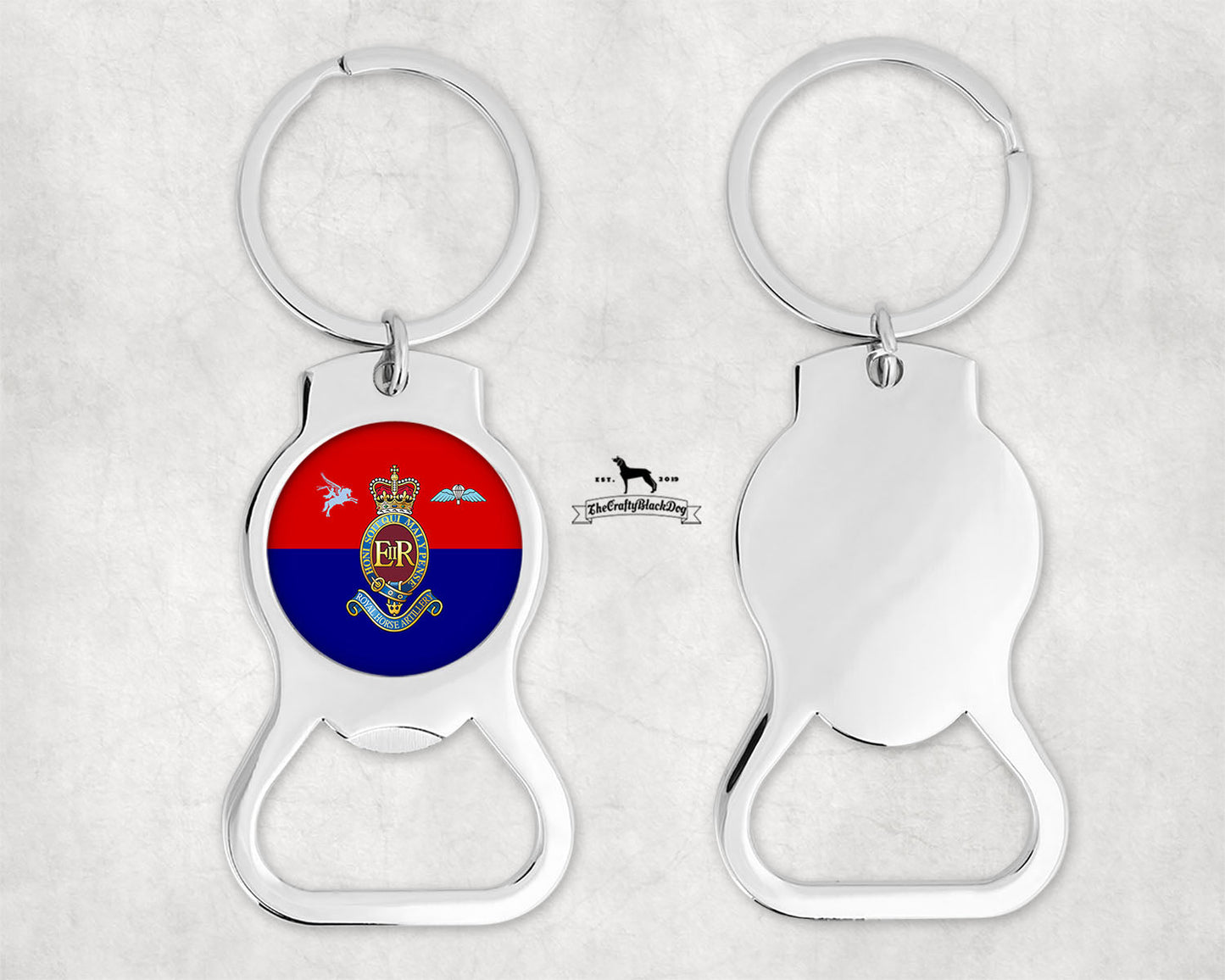 7 Para Royal Horse Artillery - Bottle Opener Key Ring