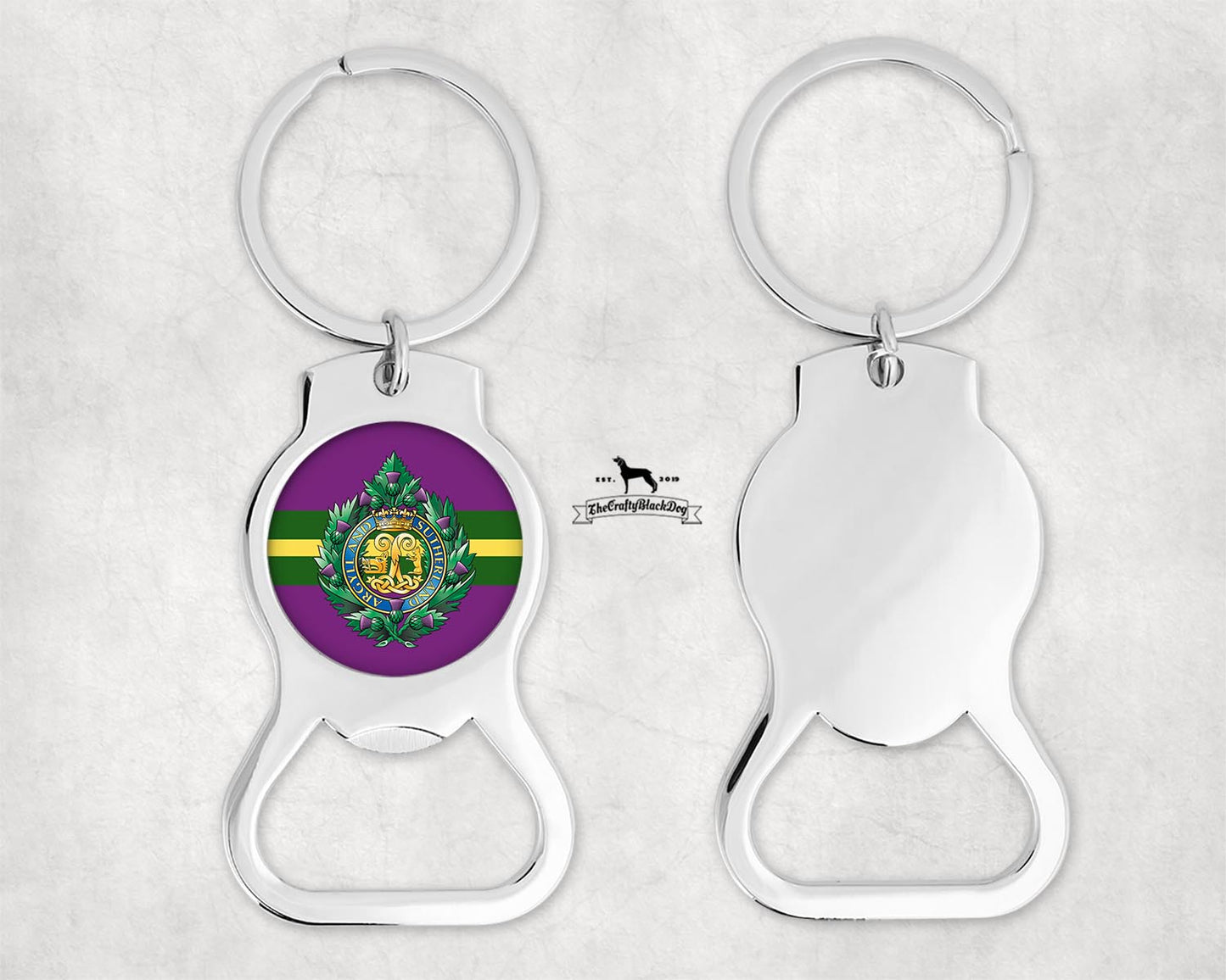 Argyll and Sutherland Highlanders - Bottle Opener Key Ring