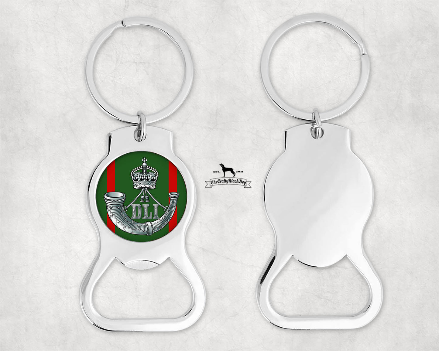 Durham Light Infantry - Bottle Opener Key Ring