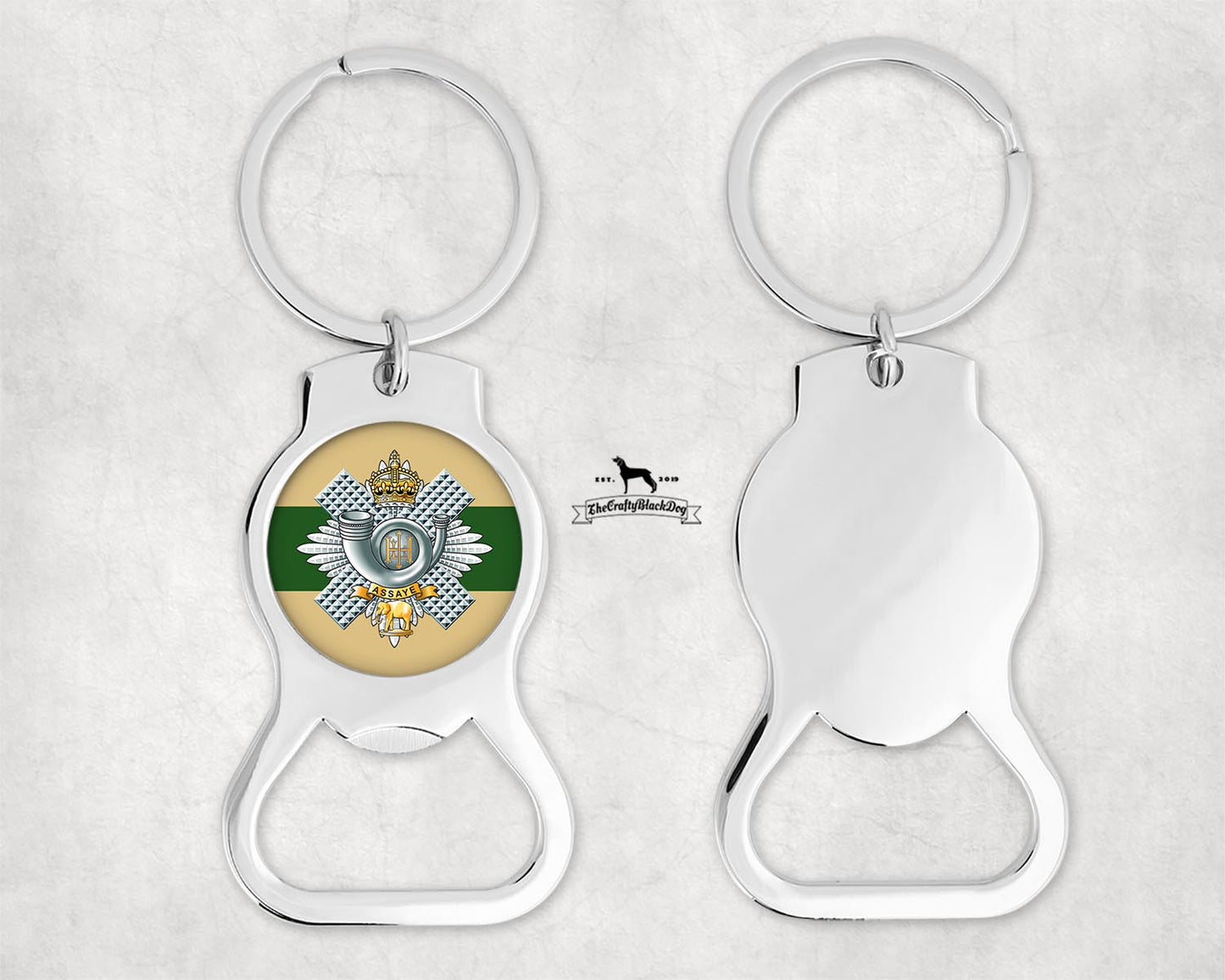 Highland Light Infantry - Bottle Opener Key Ring