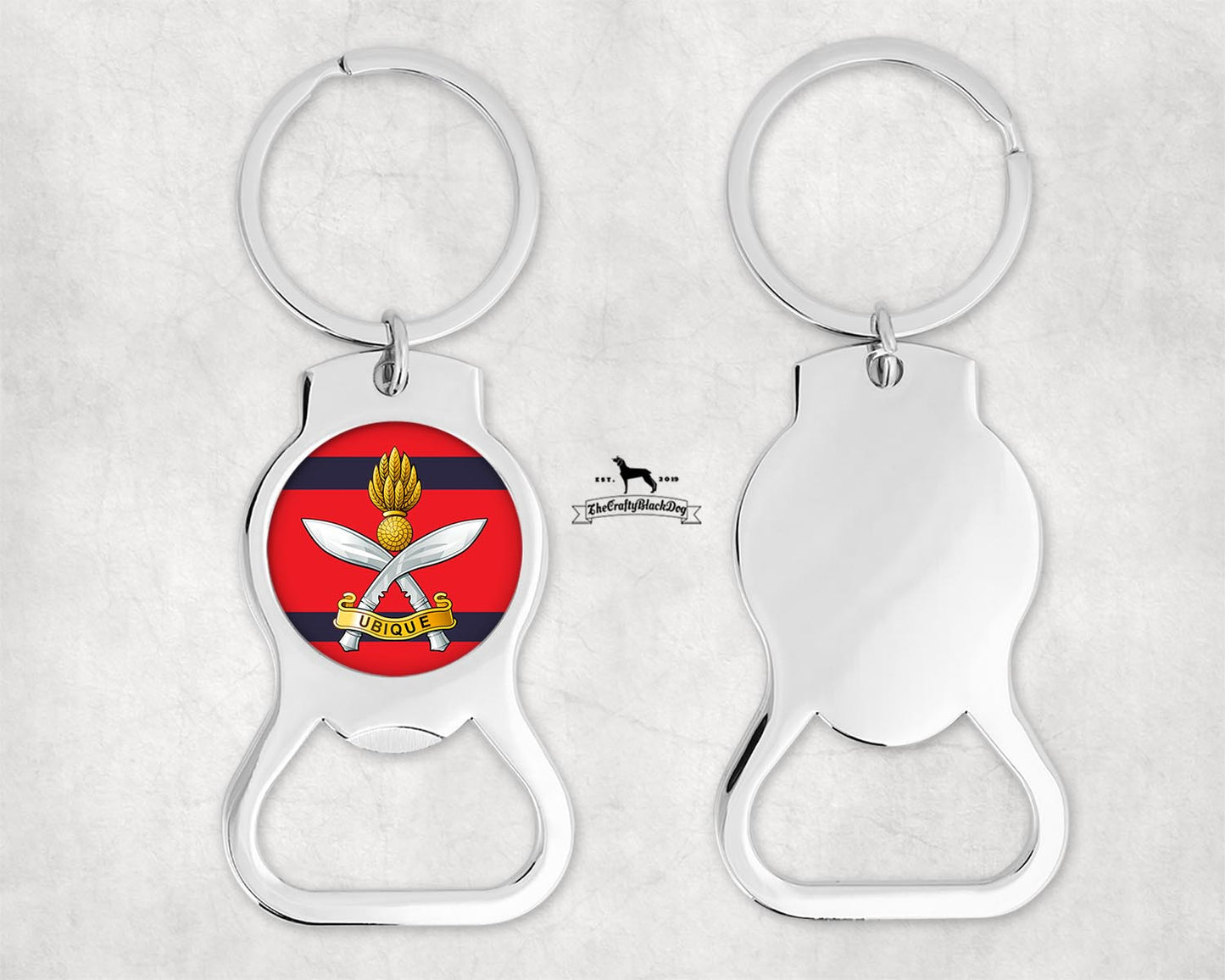 Queen's Gurkha Engineers - Bottle Opener Key Ring