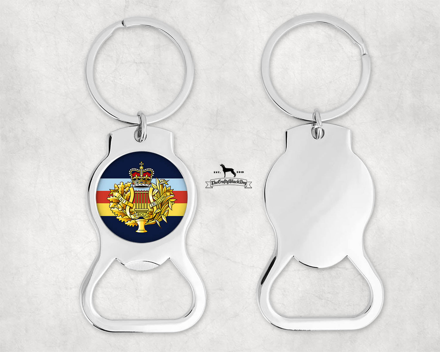 Royal Corps of Army Music - Bottle Opener Key Ring
