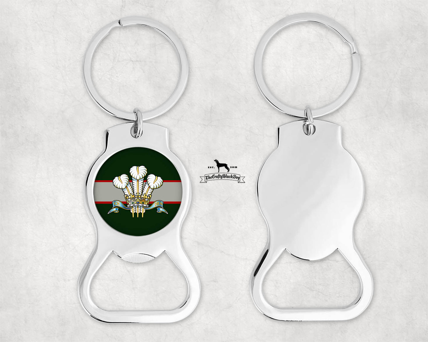 Royal Regiment of Wales - Bottle Opener Key Ring