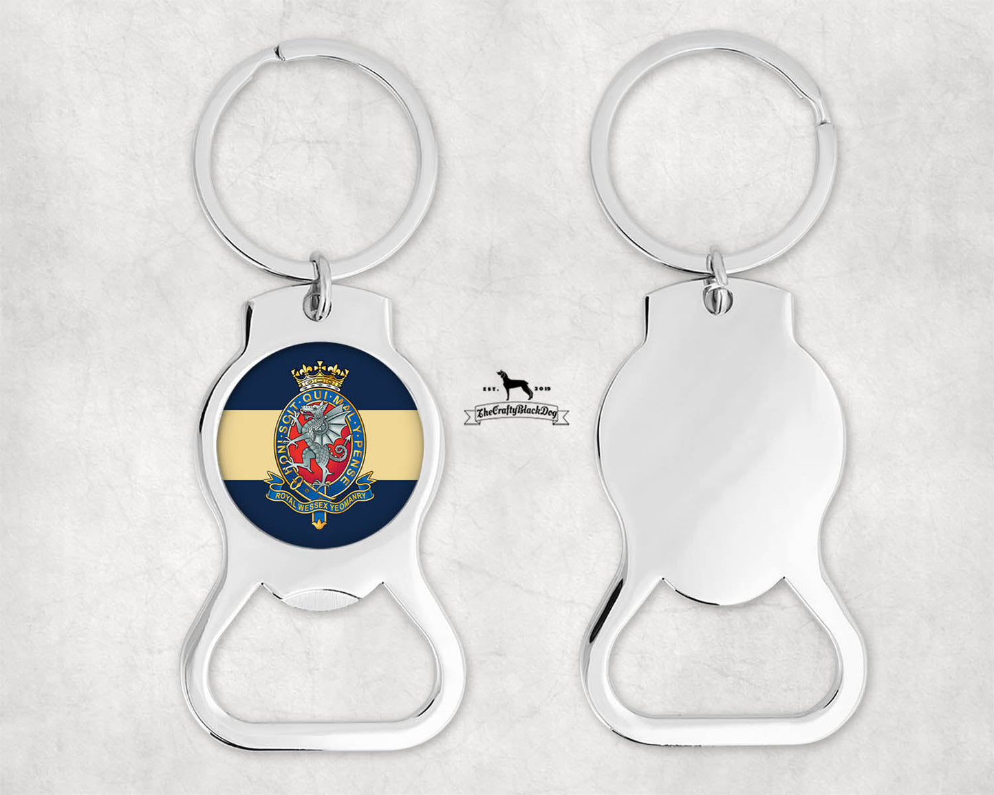 Royal Wessex Yeomanry - Bottle Opener Key Ring