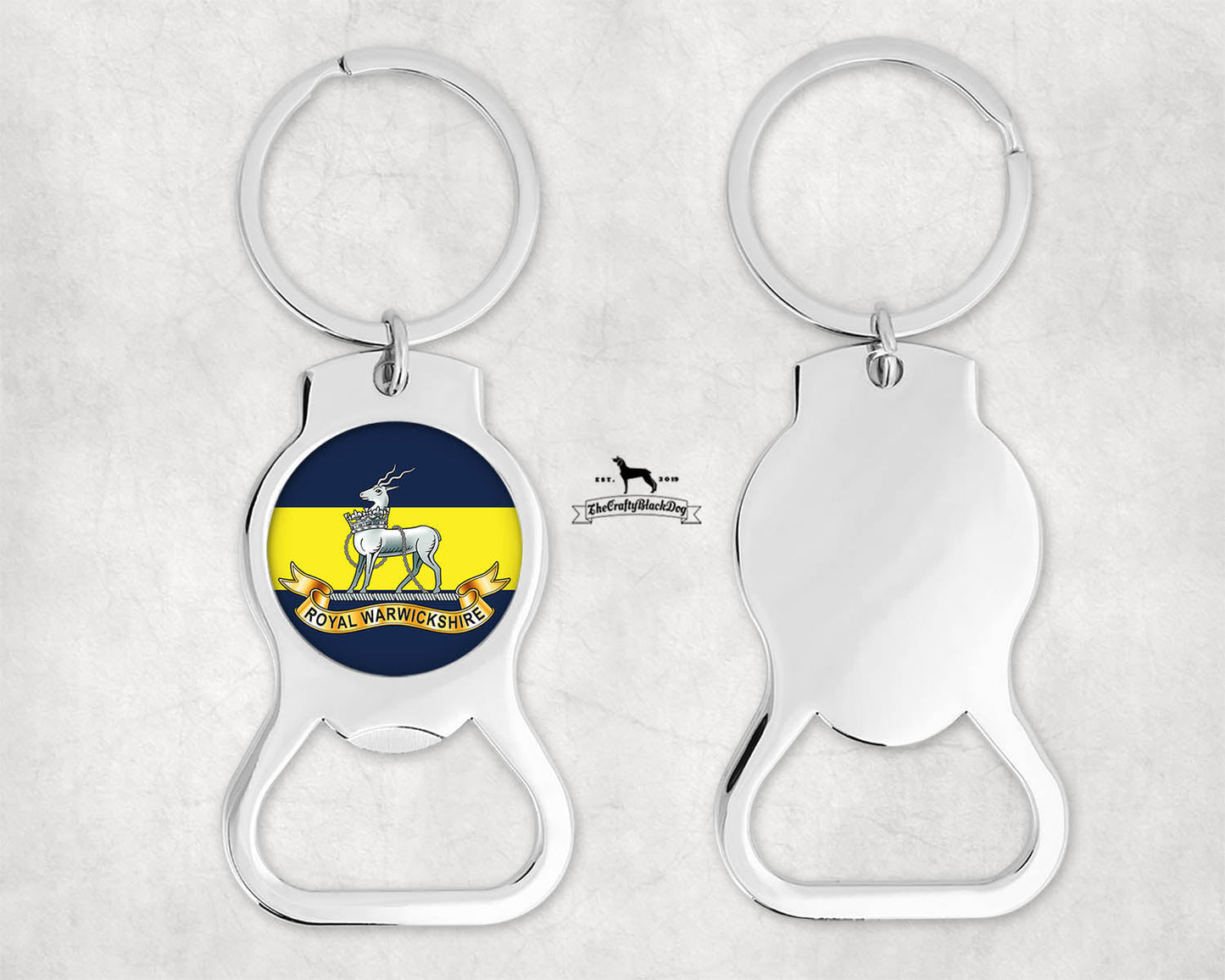 Royal Warwickshire Regiment - Bottle Opener Key Ring