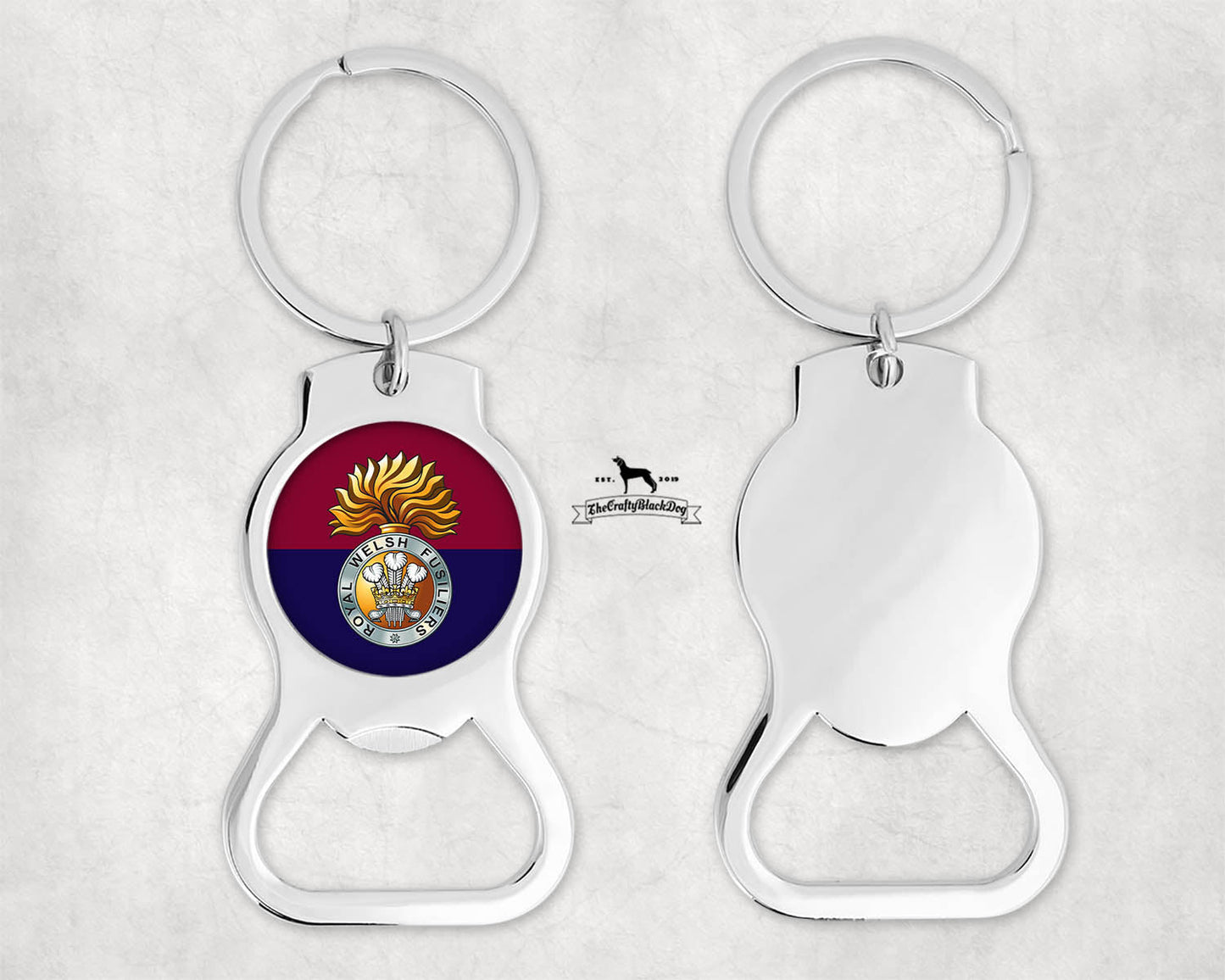 Royal Welsh Fusiliers - Bottle Opener Key Ring