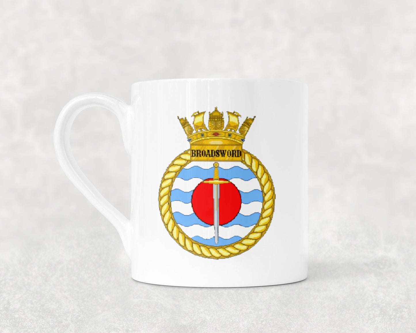 HMS Broadsword - Bone China Mug