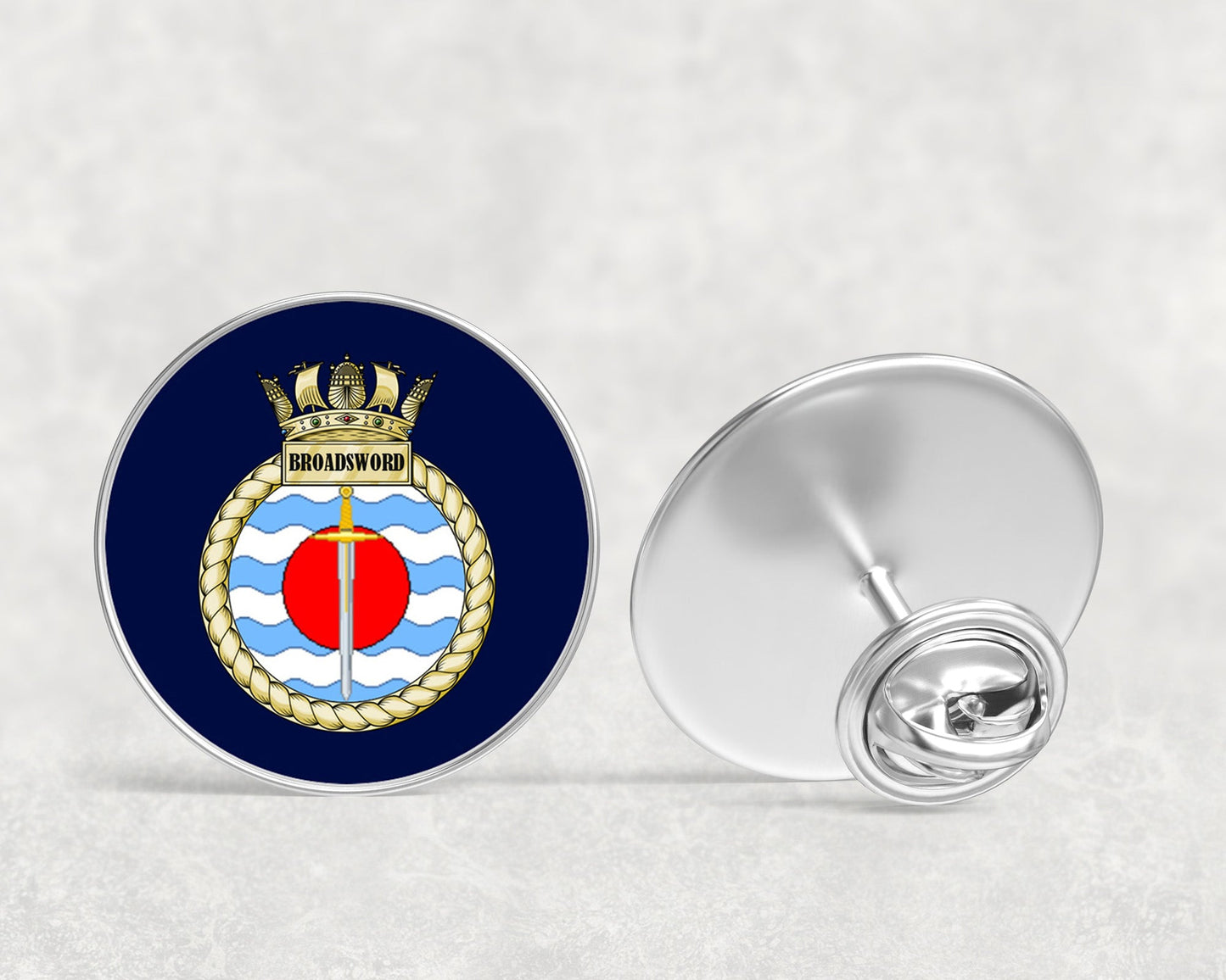 HMS Broadsword - Lapel Pin