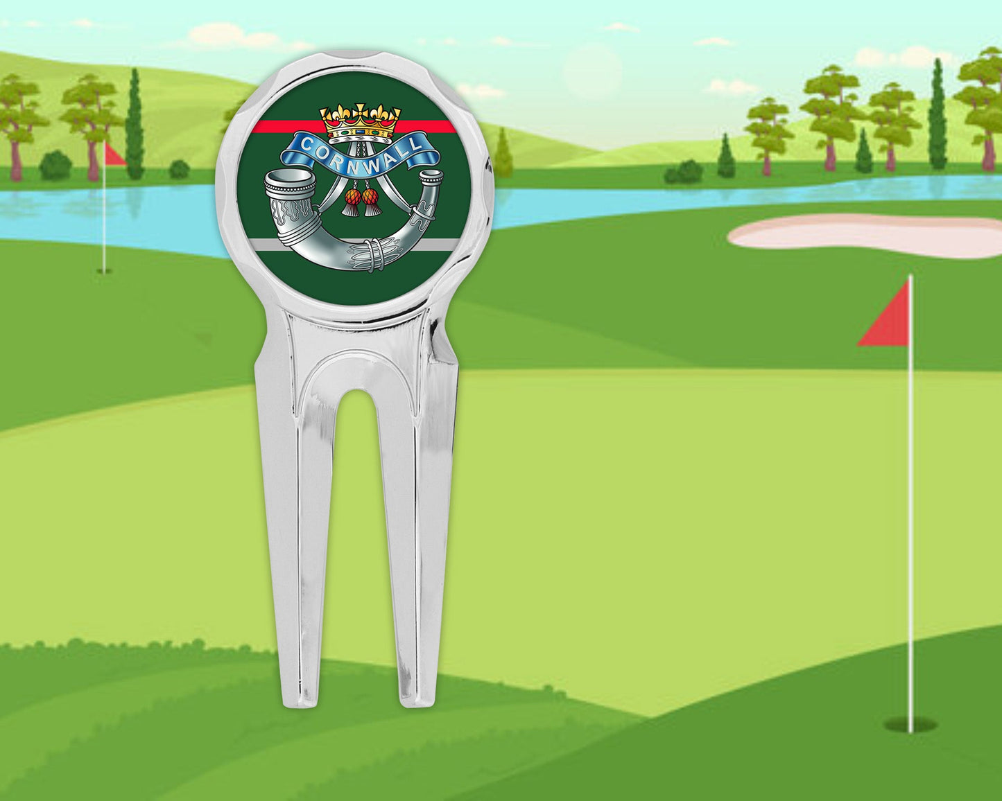Duke of Cornwall's Light Infantry - Golf Divot Repair Tool