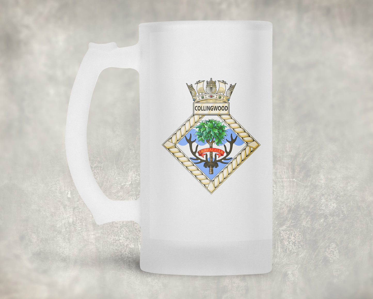 HMS Collingwood - Frosted Stein