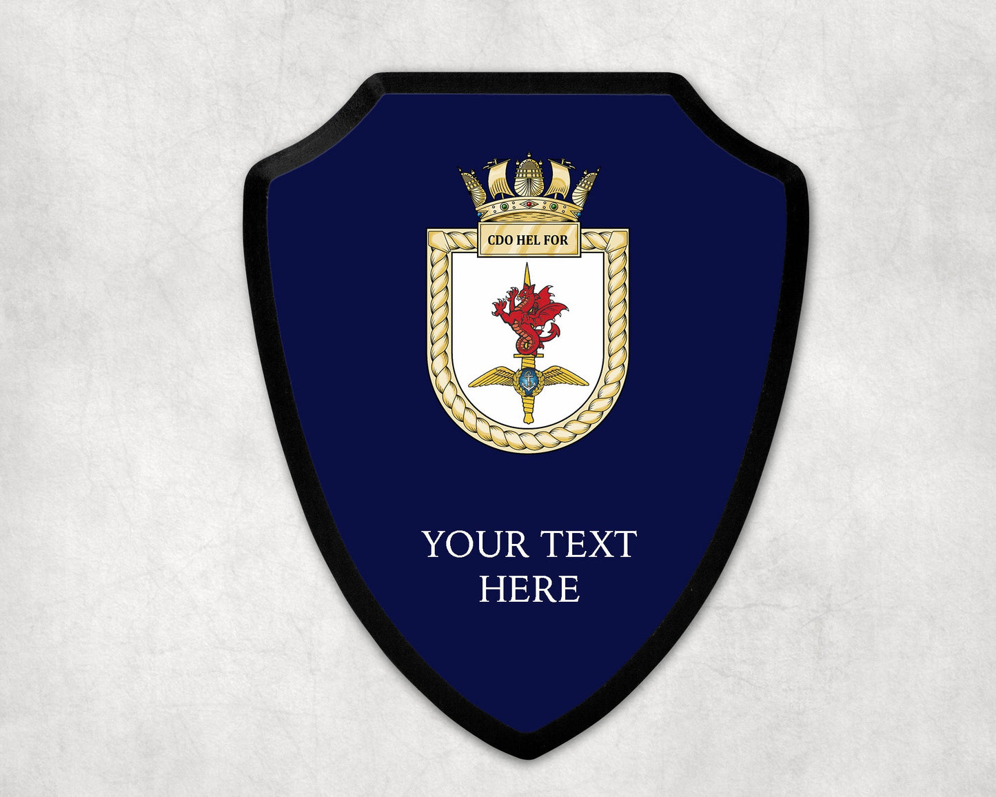 Commando Helicopter Force - Royal Navy Printed Wall Shield