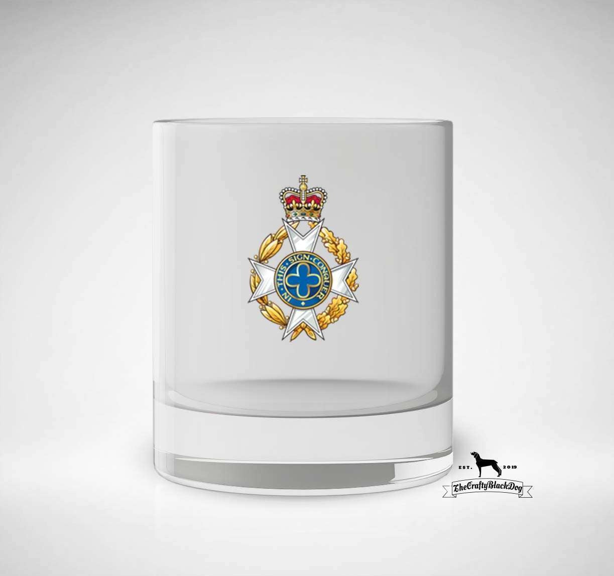Royal Army Chaplains' Department - Whiskey/Spirit Glass