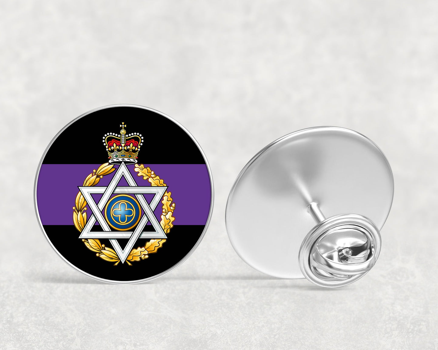 Royal Army Chaplains' Department Jewish - Lapel Pin