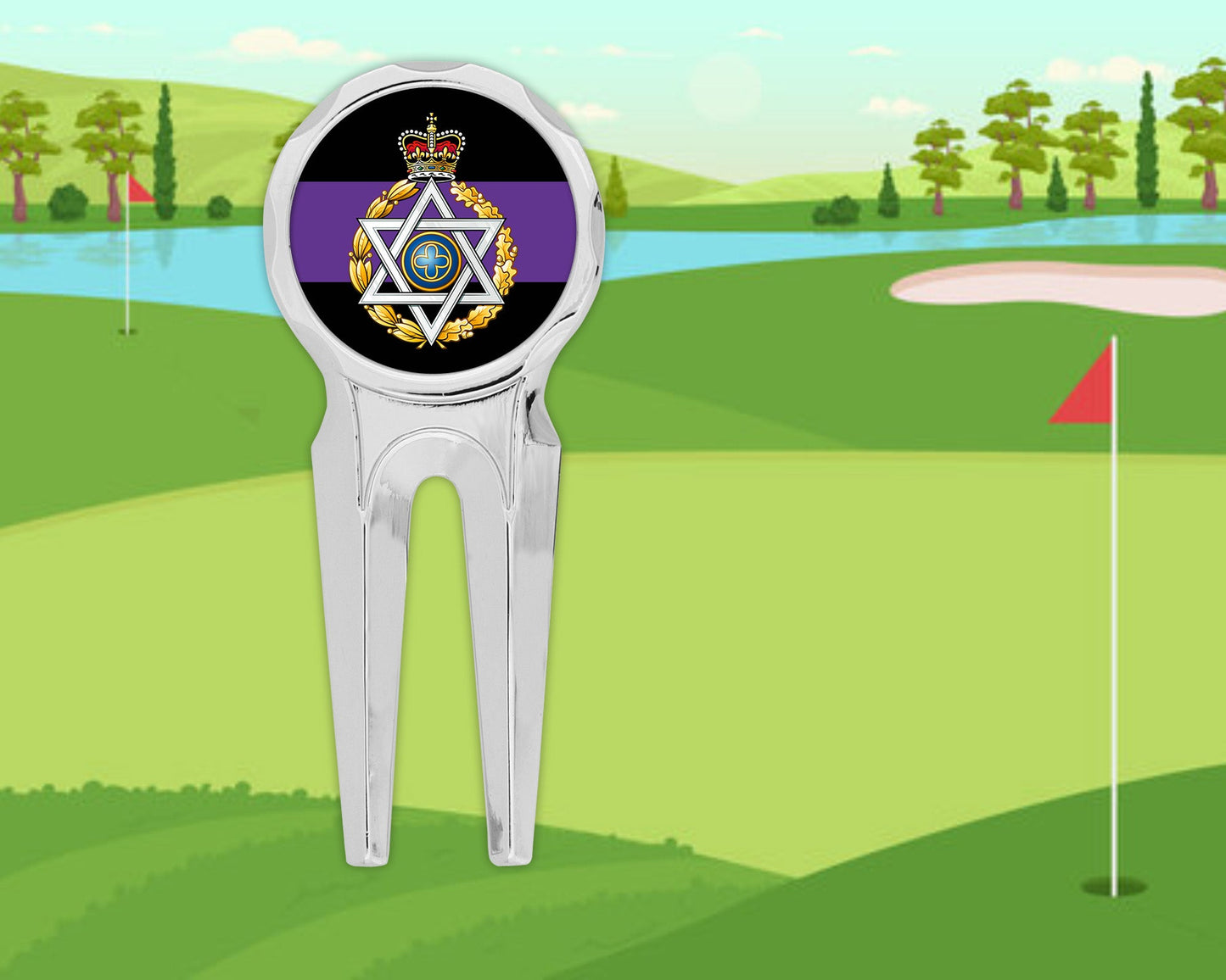 Royal Army Chaplains' Department Jewish - Golf Divot Repair Tool