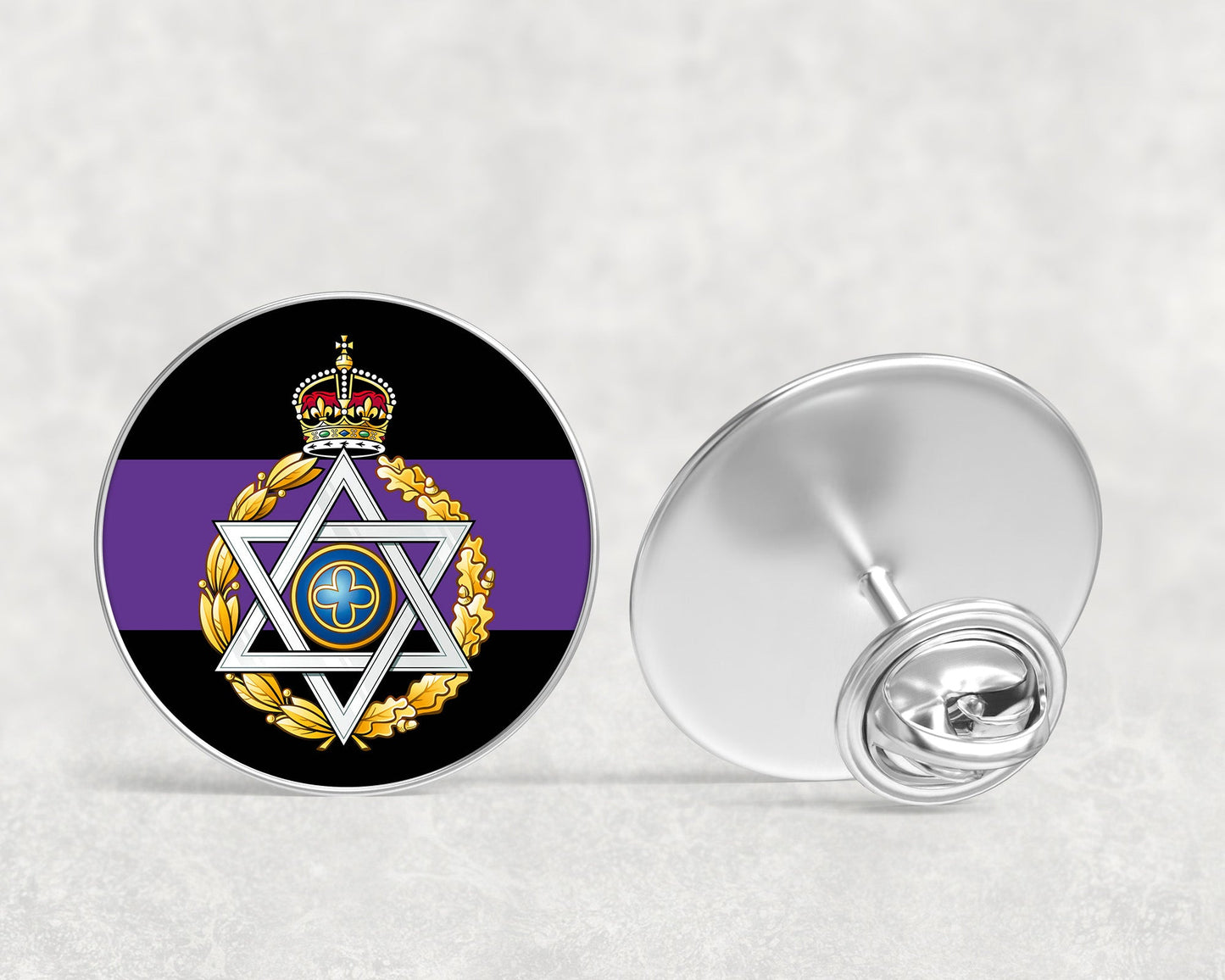 Royal Army Chaplains' Department Jewish KC - Lapel Pin