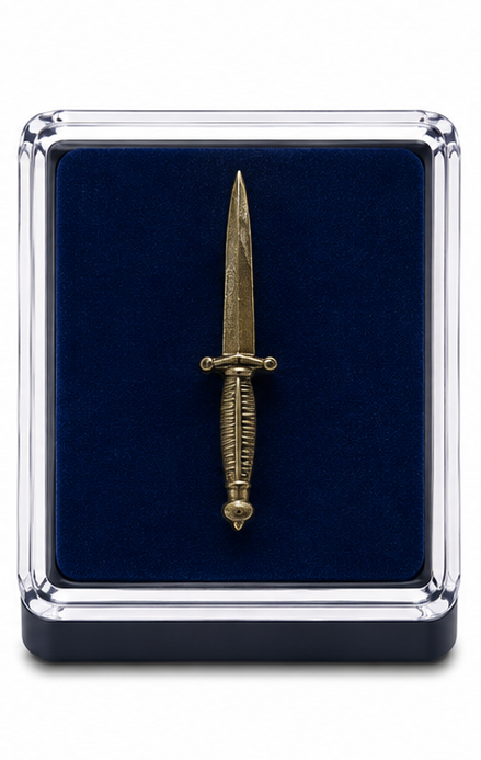 Commando Dagger (Dark) - British Military Lapel Pin Badge | MOD Licensed