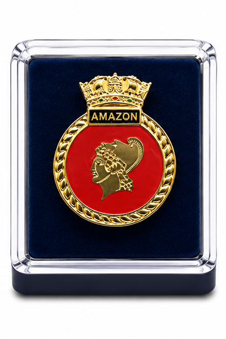 HMS AMAZON - British Military Lapel Pin Badge | MOD Licensed