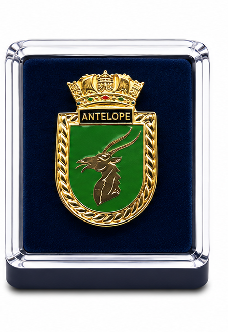 HMS ANTELOPE - British Military Lapel Pin Badge | MOD Licensed