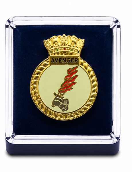 HMS AVENGER - British Military Lapel Pin Badge | MOD Licensed