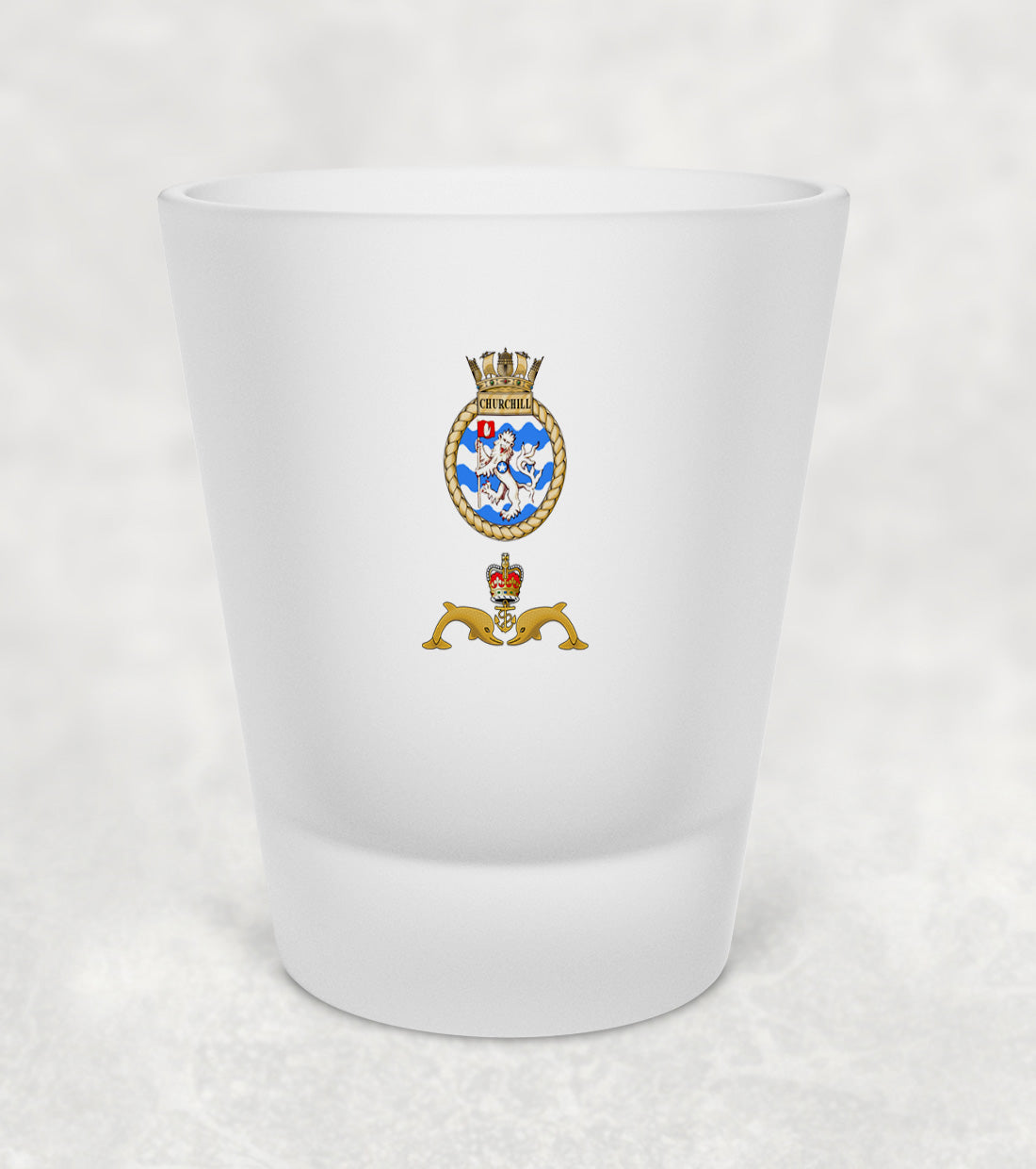 HMS Churchill - Shot Glass
