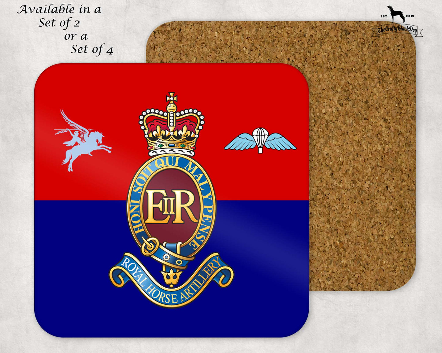 7 Para Royal Horse Artillery - Coaster Set