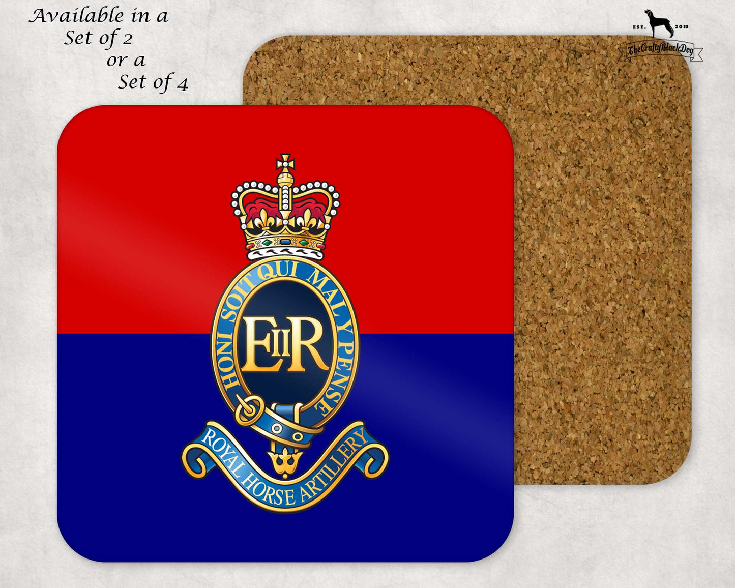 1 Royal Horse Artillery - Coaster Set