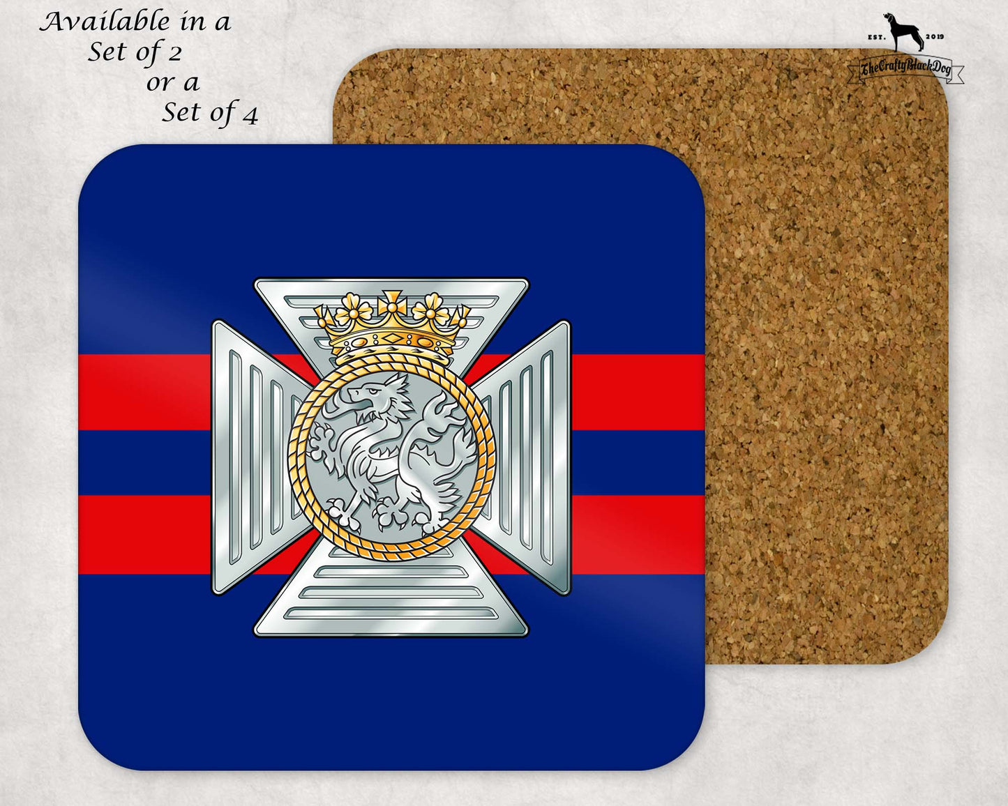 The Duke of Edinburgh's Royal Regiment (Berkshire and Wiltshire) - Coaster Set