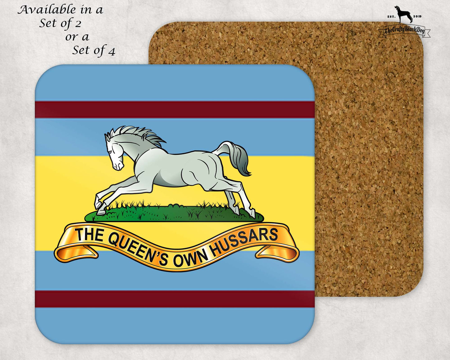 Queen's Own Hussars - Coaster Set