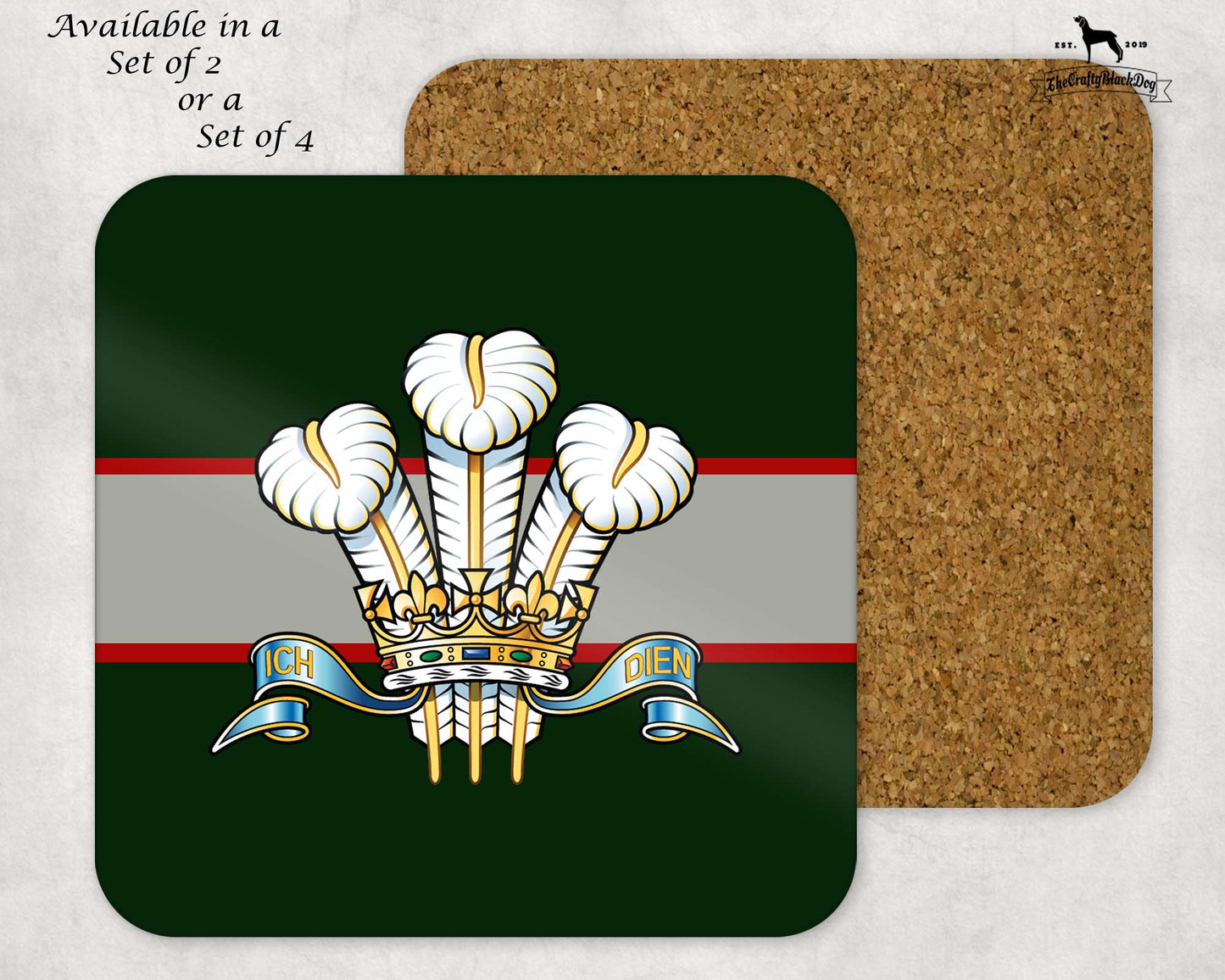 Royal Regiment of Wales - Coaster Set