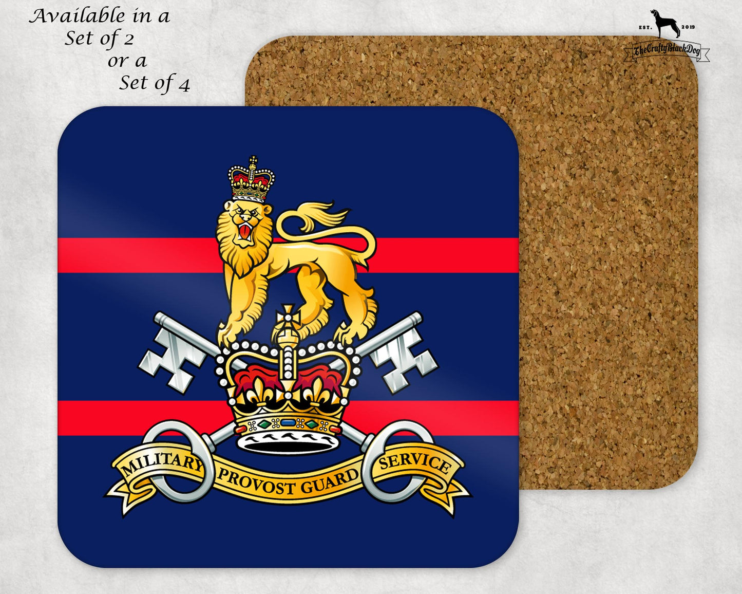 Military Provost Guard Service - COASTER SET