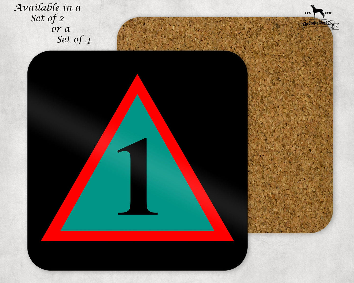 1st Armoured Infantry Brigade - Coaster Set