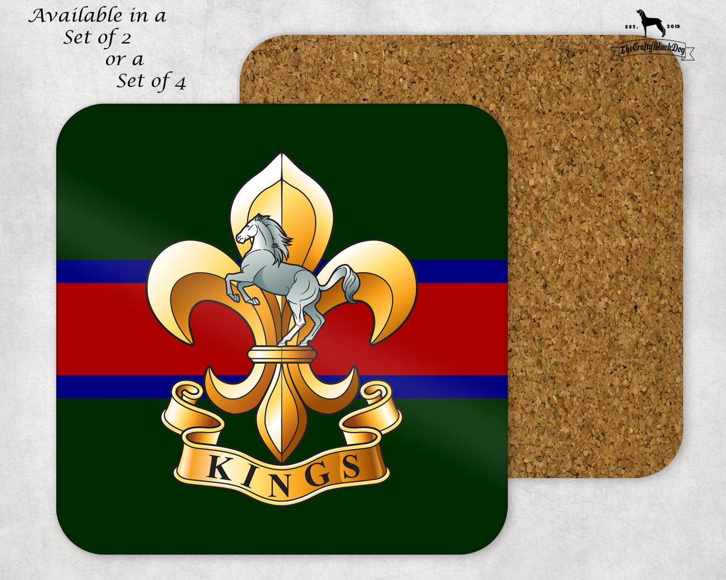 Kings Regiment - Coaster Set