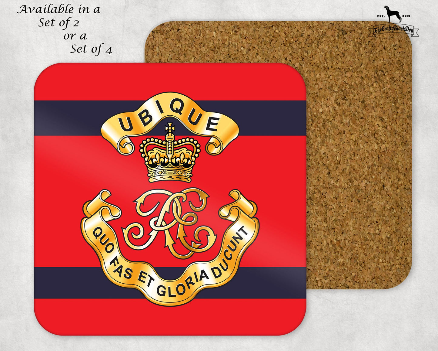 Royal Engineers Cypher - Coaster Set