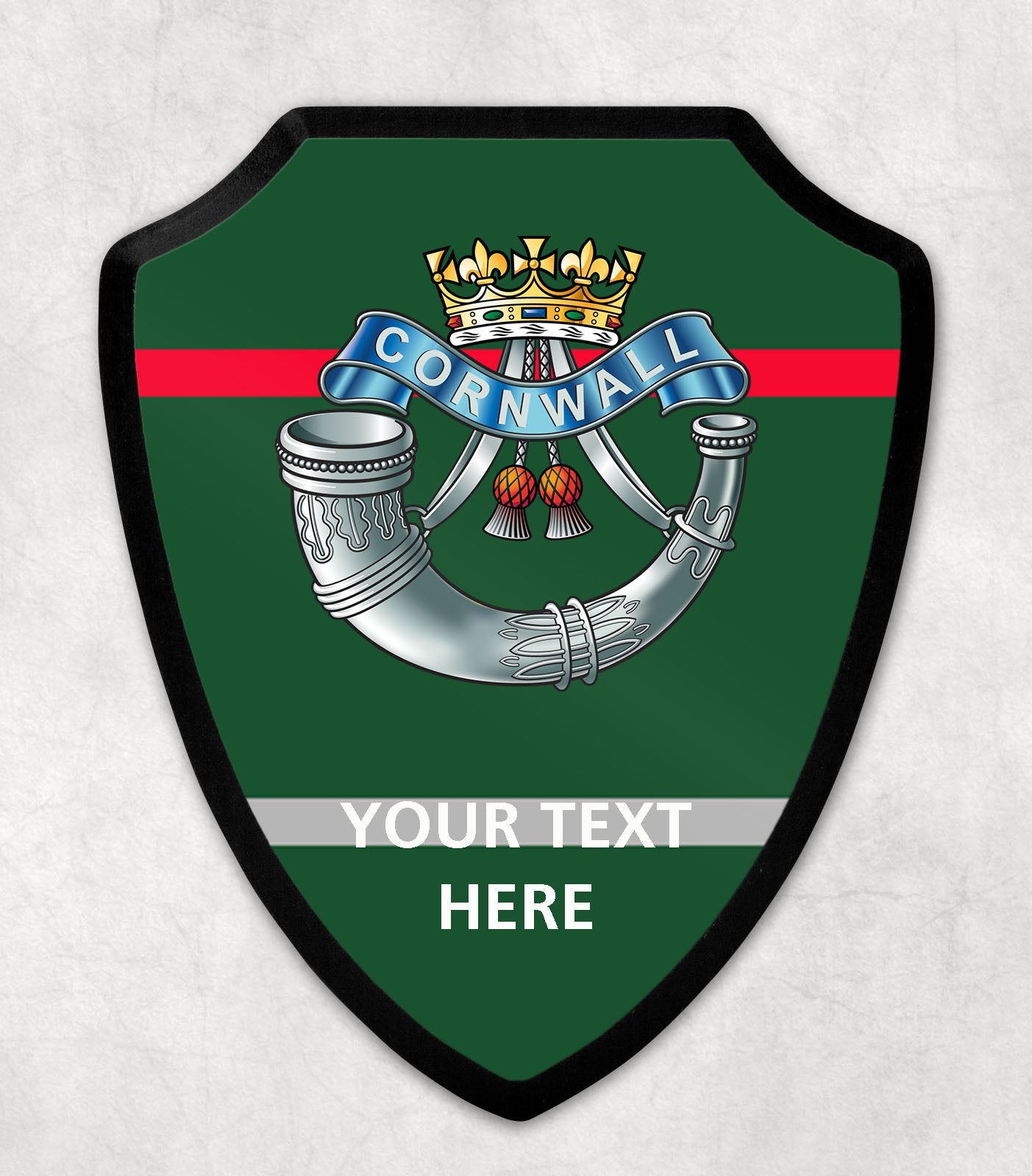 Duke of Cornwall's Light Infantry - Printed Wall Shield
