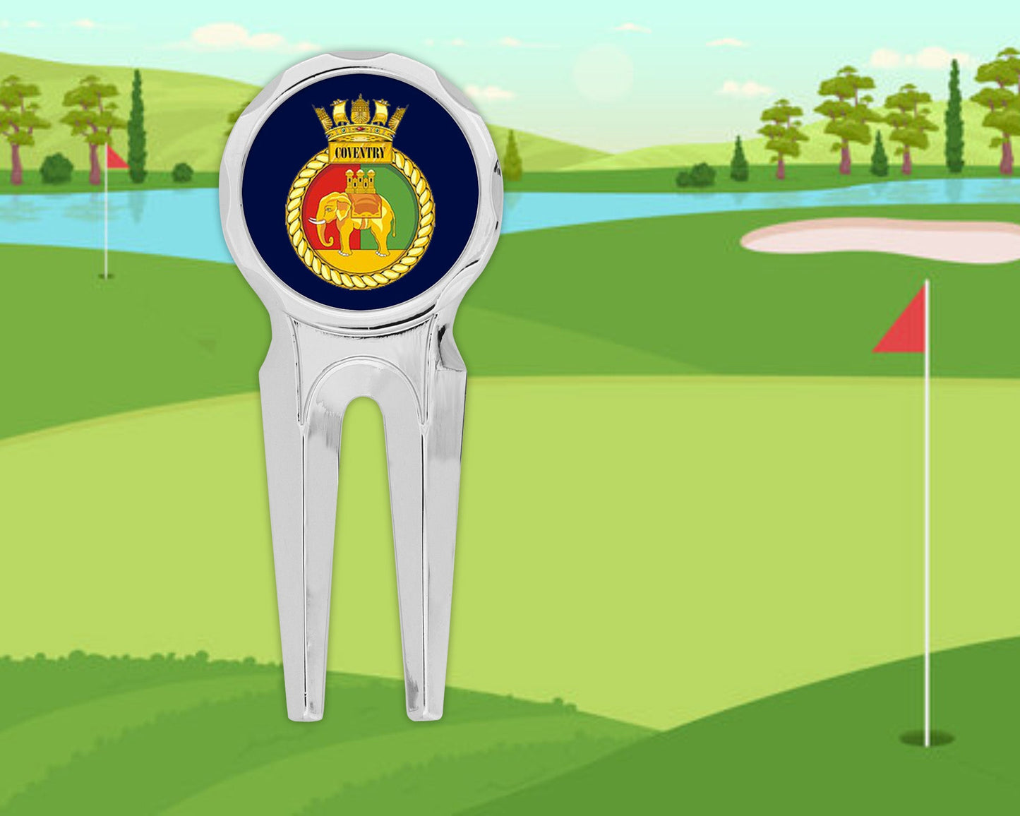 HMS Coventry - Golf Divot Repair Tool