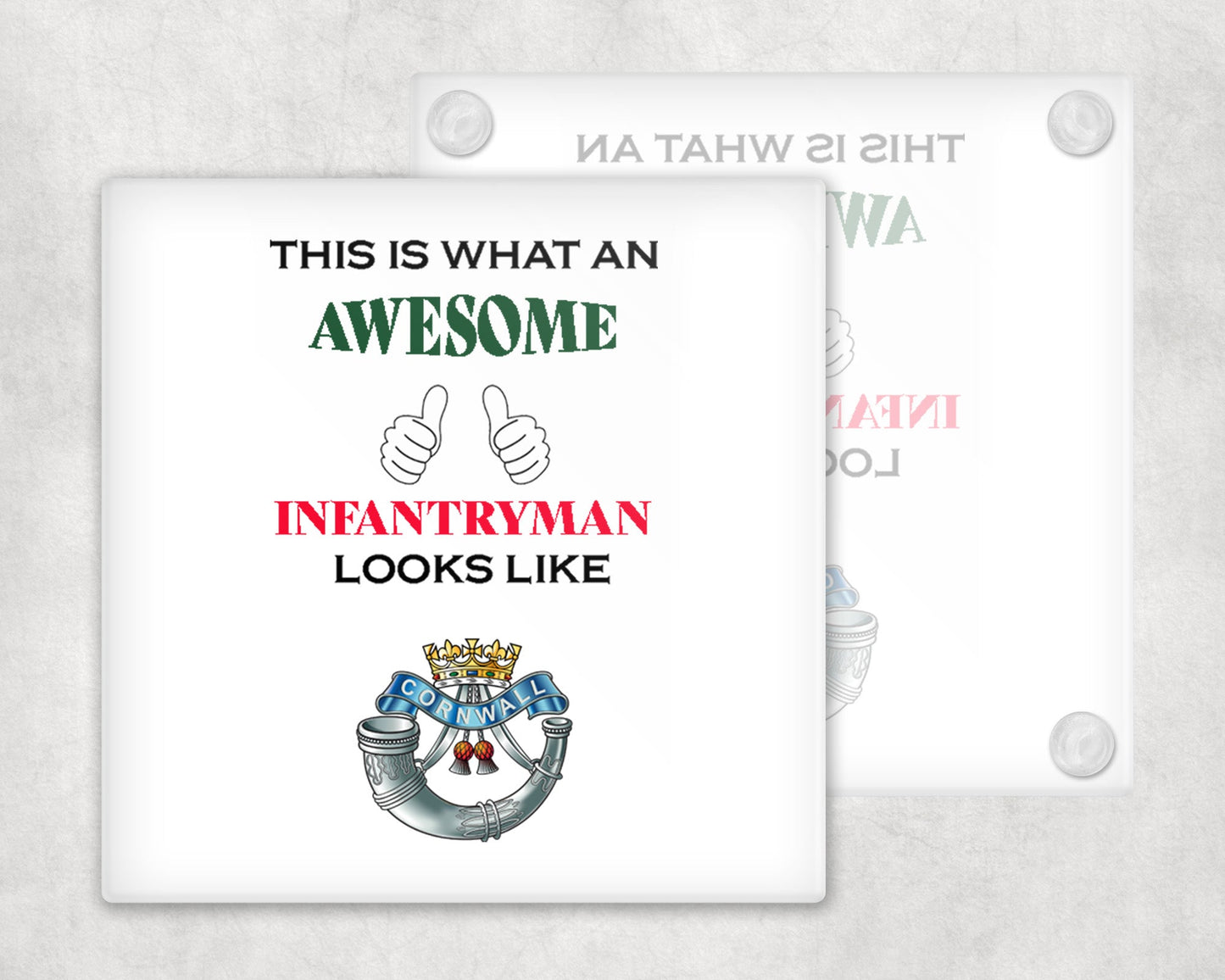 Duke of Cornwall's Light Infantry - Awesome Coasters