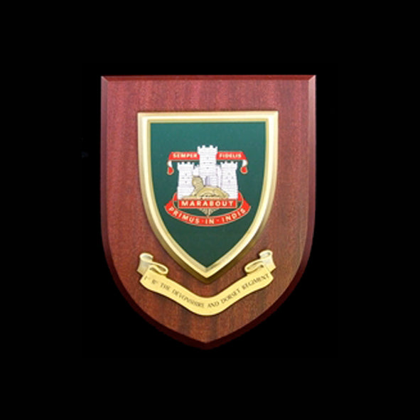 Devonshire & Dorset Regiment - Wall Shield Plaque | MOD Licensed Seller | Regimental