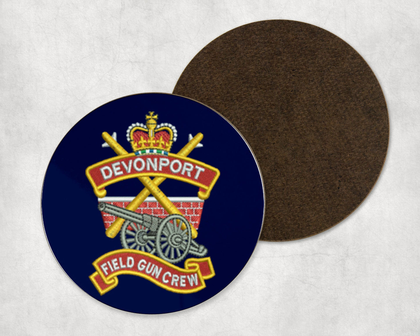 Devonport Field Gun Crew - Round Coaster Set