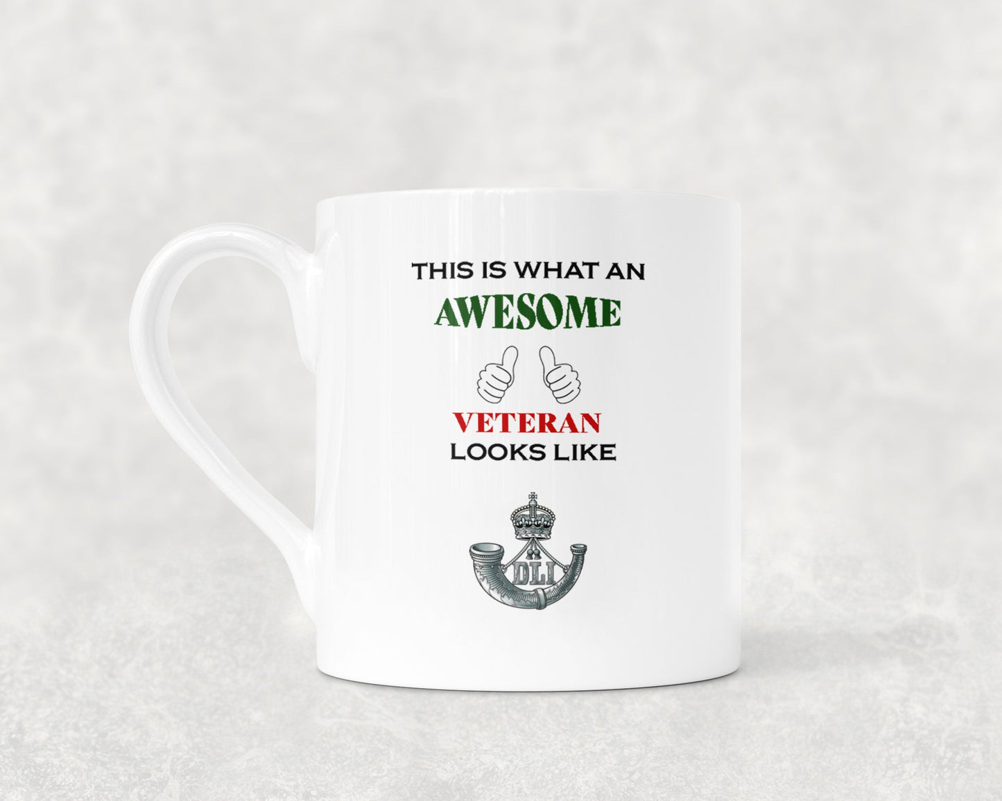 Durham Light Infantry - Veteran - Bone China Mug