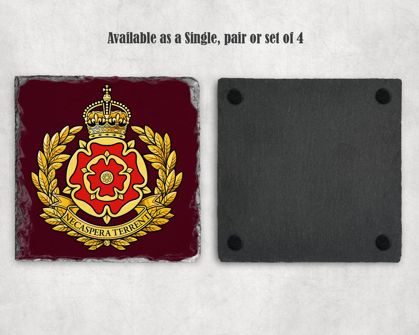 Duke of Lancaster Regiment KC - Slate Coaster